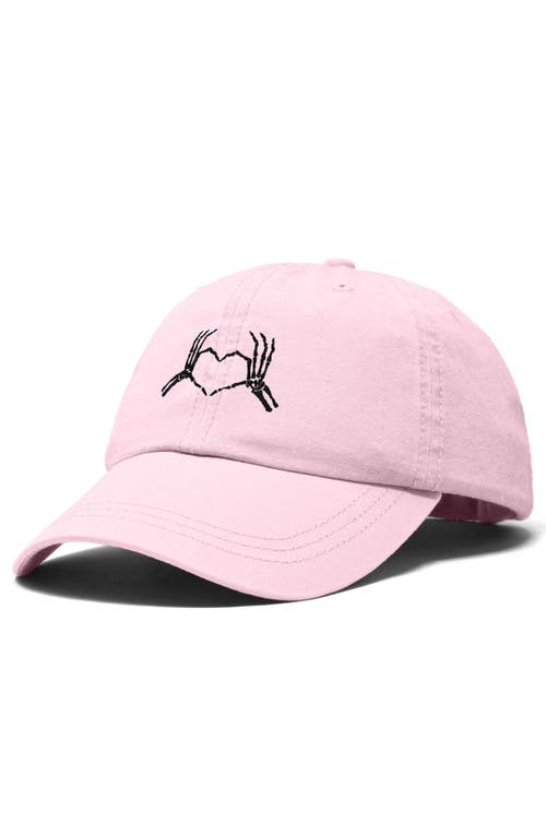DALIX DALIX SKELETON HEART EMBROIDERED DAD HAT