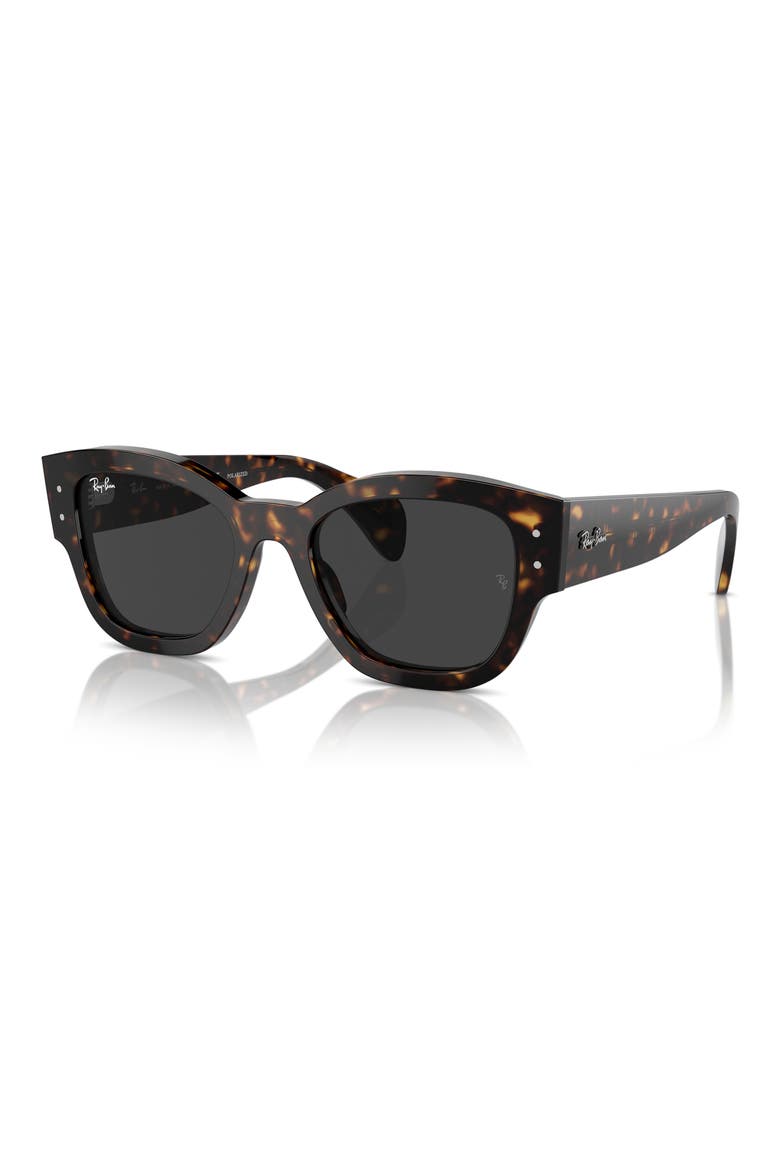 Jorge 52mm Polarized Square Sunglasses, Alternate, color, HAVANA