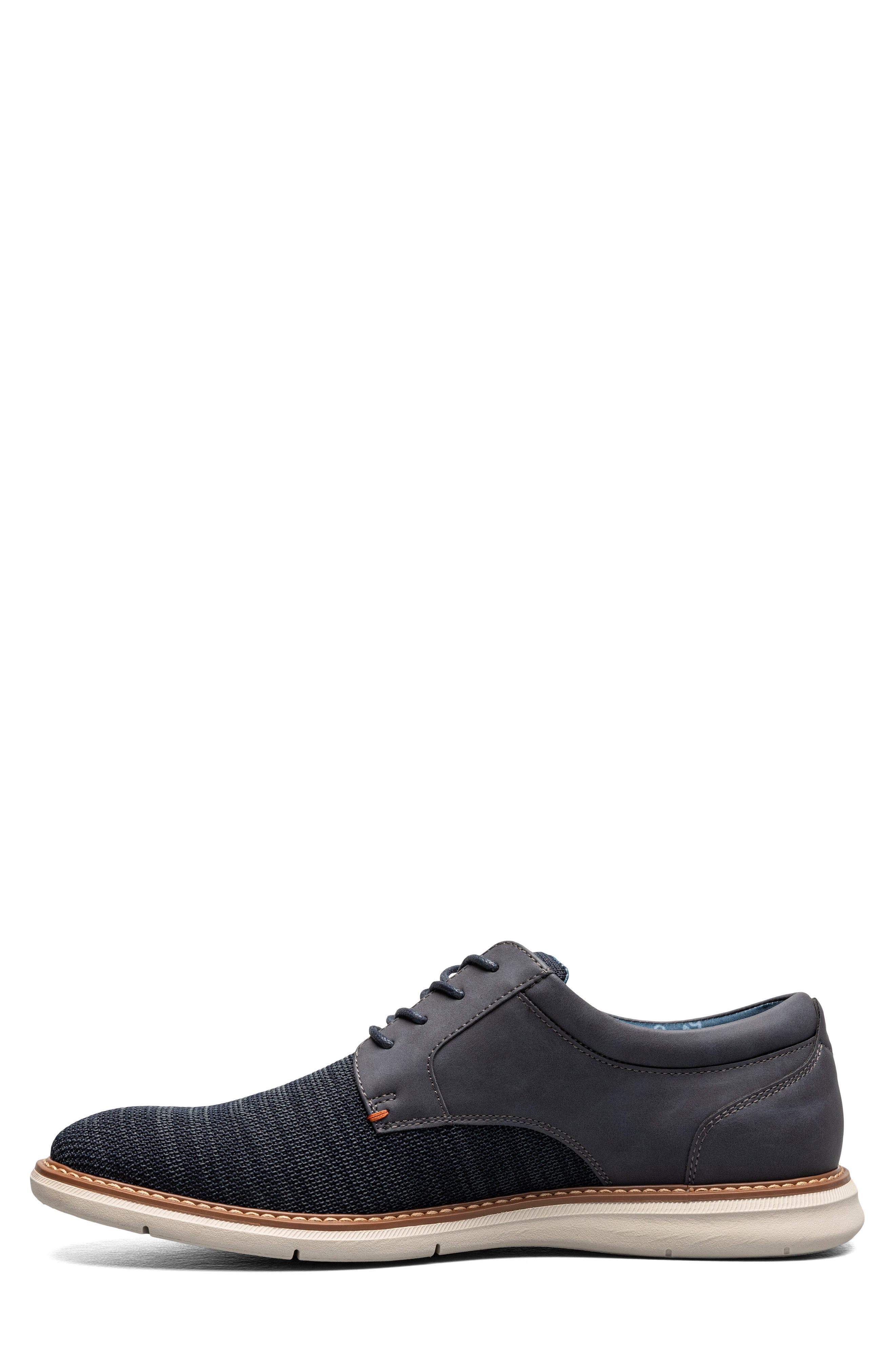 Chase Mixed Media Plain Toe Derby - Wide Width Available, Alternate, color, NAVY MULTI