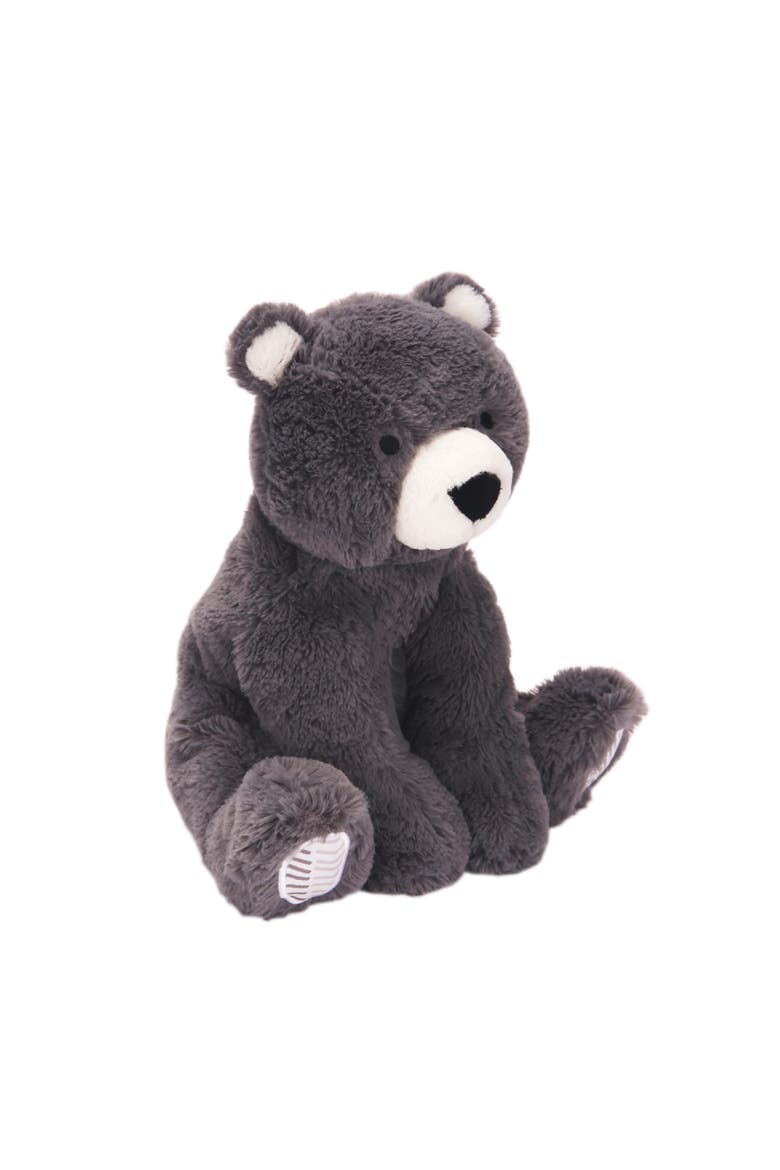 Woodland Forest Plush Bear Stuffed Animal Toy Plushie - Oscar, Alternate, color, Gray