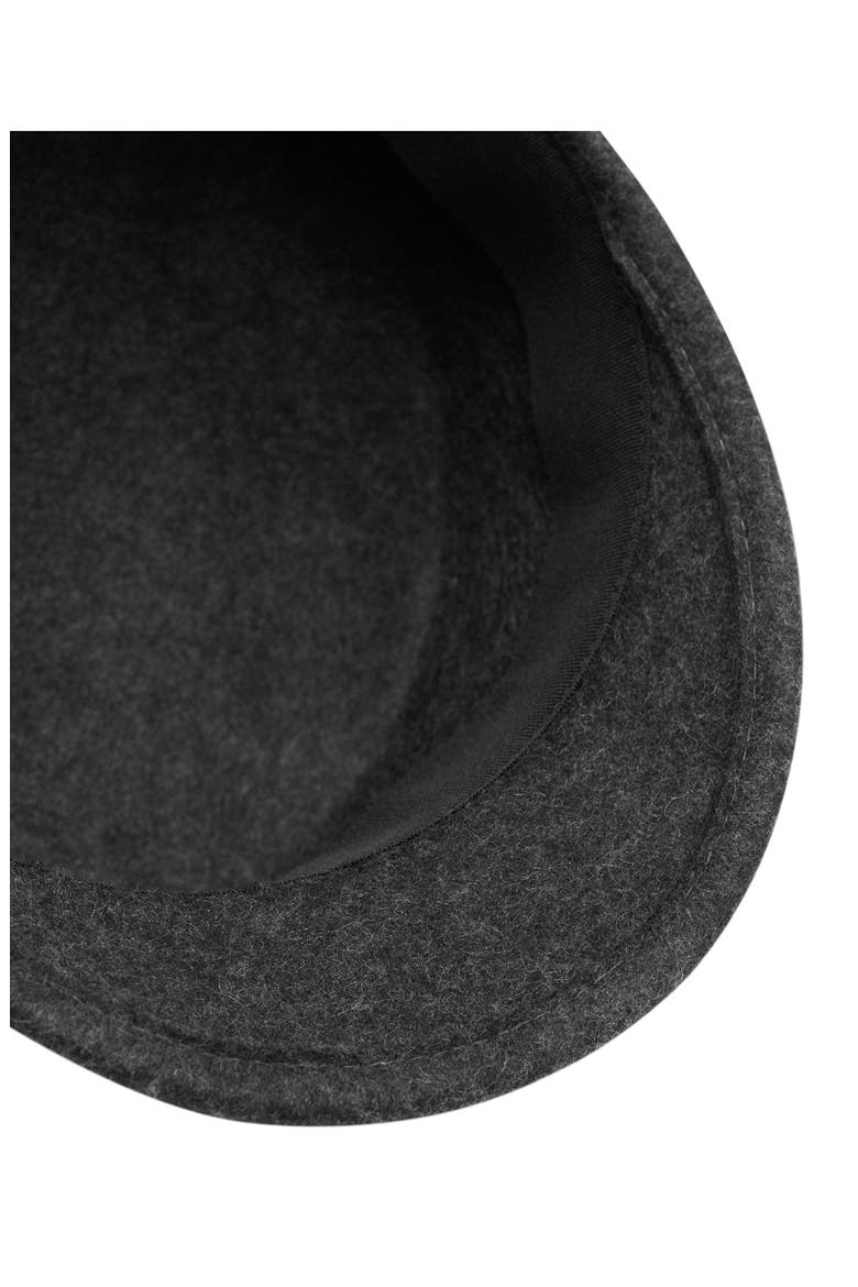 Wool Peak Hat, Alternate, color, DARK HEATHER GREY