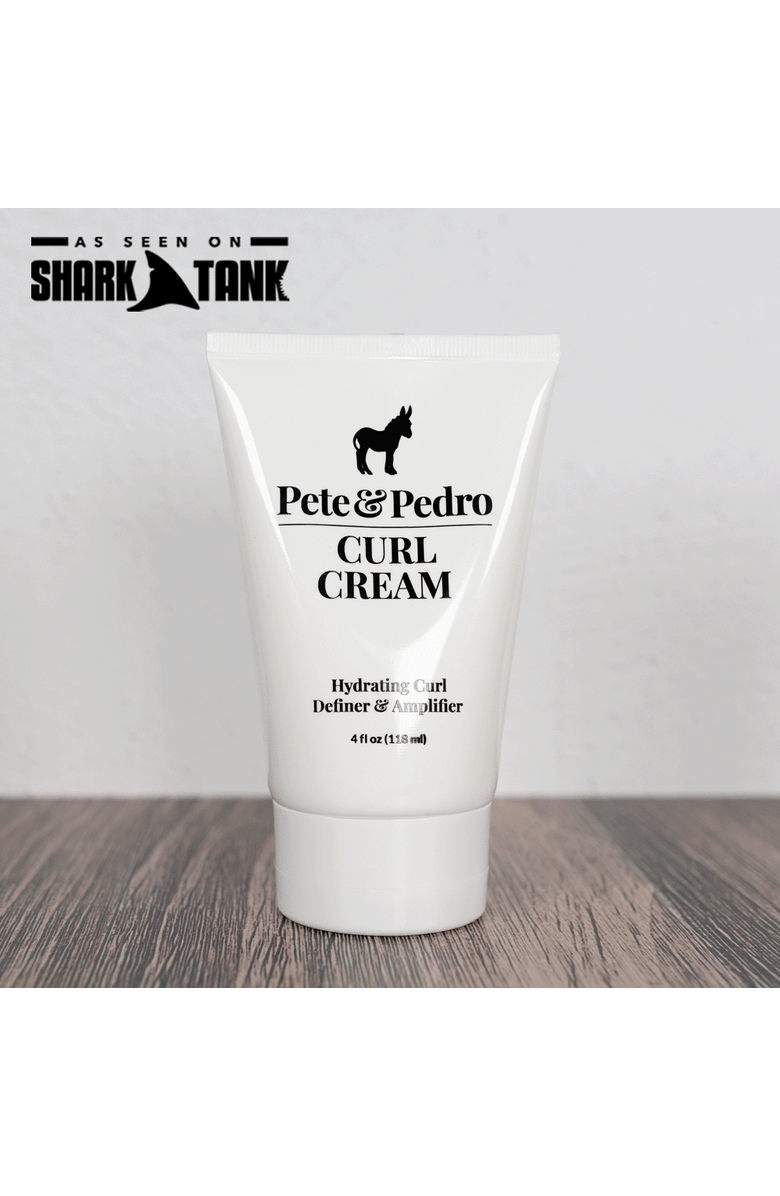 Pete & Pedro CURL CREAM Curl Enhancer & Frizz Reducer, Alternate, color, White