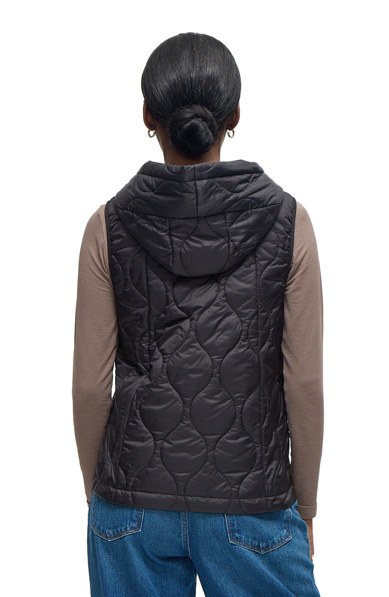 Ingrid & Isabel Quilted Maternity Vest, Alternate, color, Black