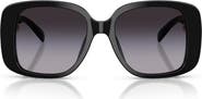 Tory Burch 53mm Gradient Square Sunglasses