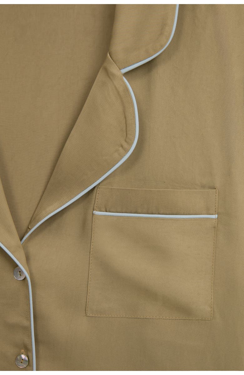 House Of Silk Noelle Pyjama Set, Alternate, color, Green