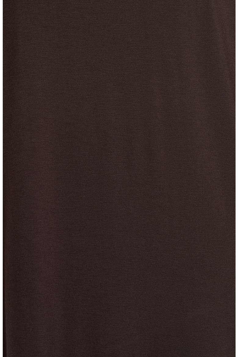 Jersey Sleep Shirt, Alternate, color, BLACK