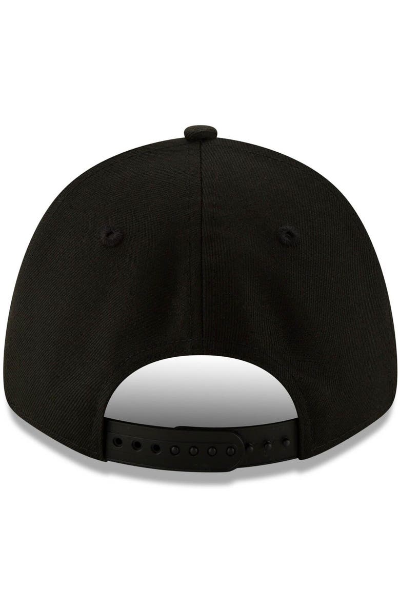 New Era Men's New Era Black Indianapolis Colts Throwback Logo Momentum 9FORTY Adjustable Snapback Hat, Alternate, color, 