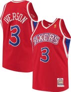 Mitchell & Ness Men's Mitchell & Ness Allen Iverson Red Philadelphia 76ers 1996/97 Hardwood Classics Authentic Jersey