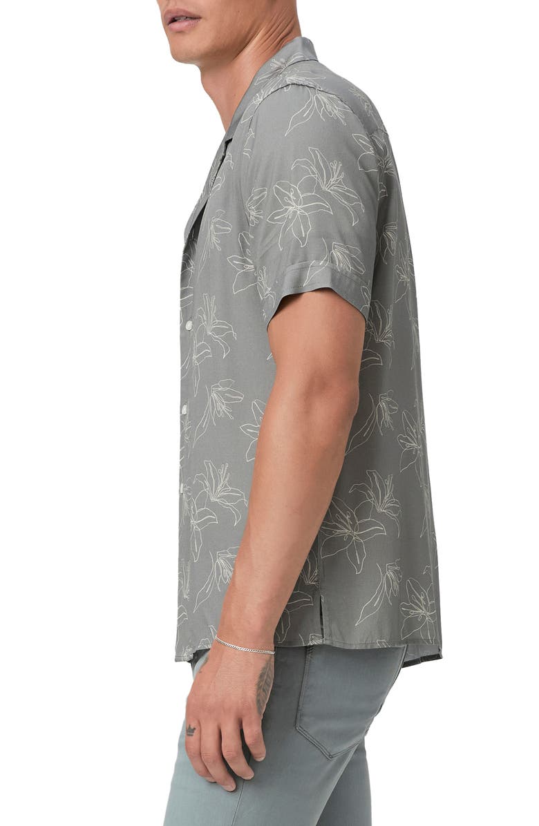 PAIGE Landon Floral Camp Shirt, Alternate, color,