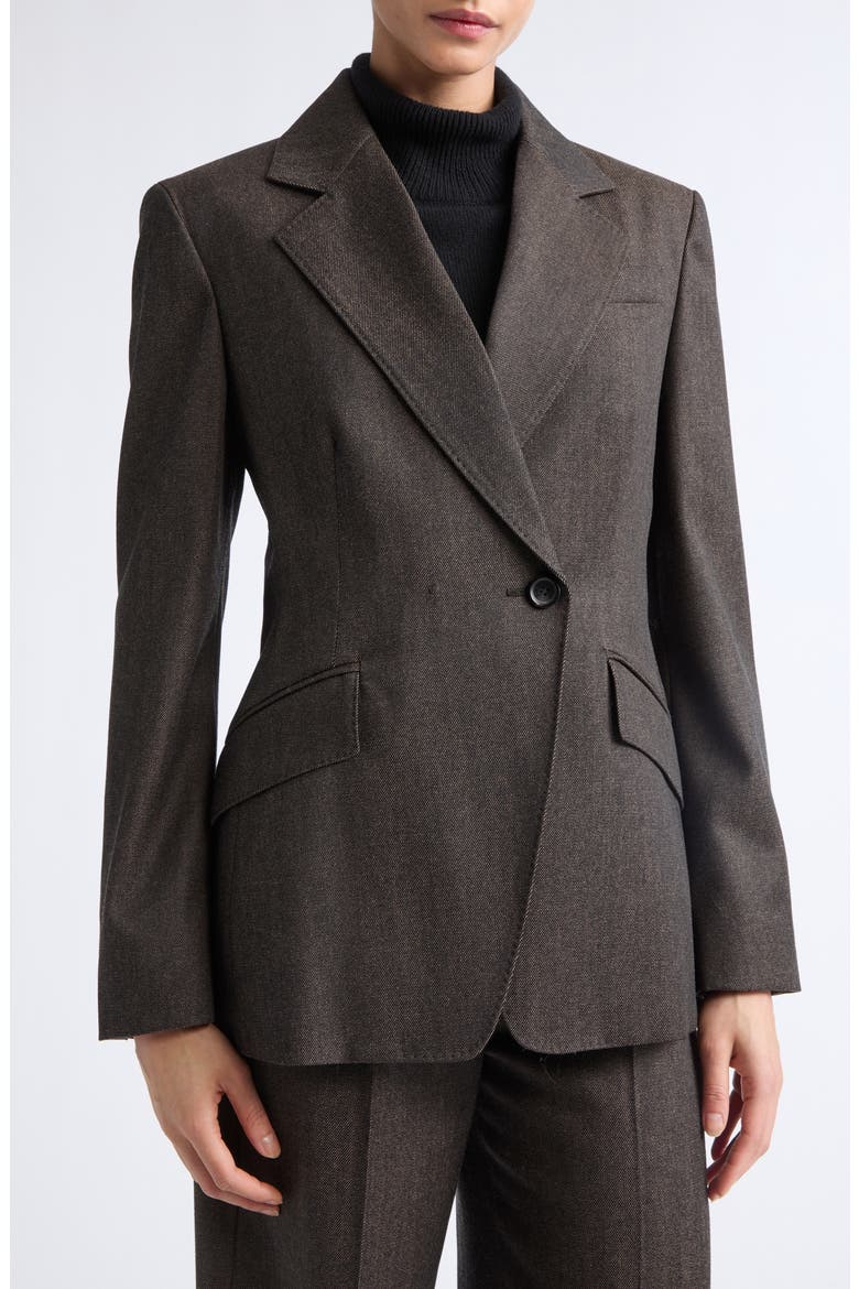 Neutro Wool Blazer, Alternate, color, BLACK