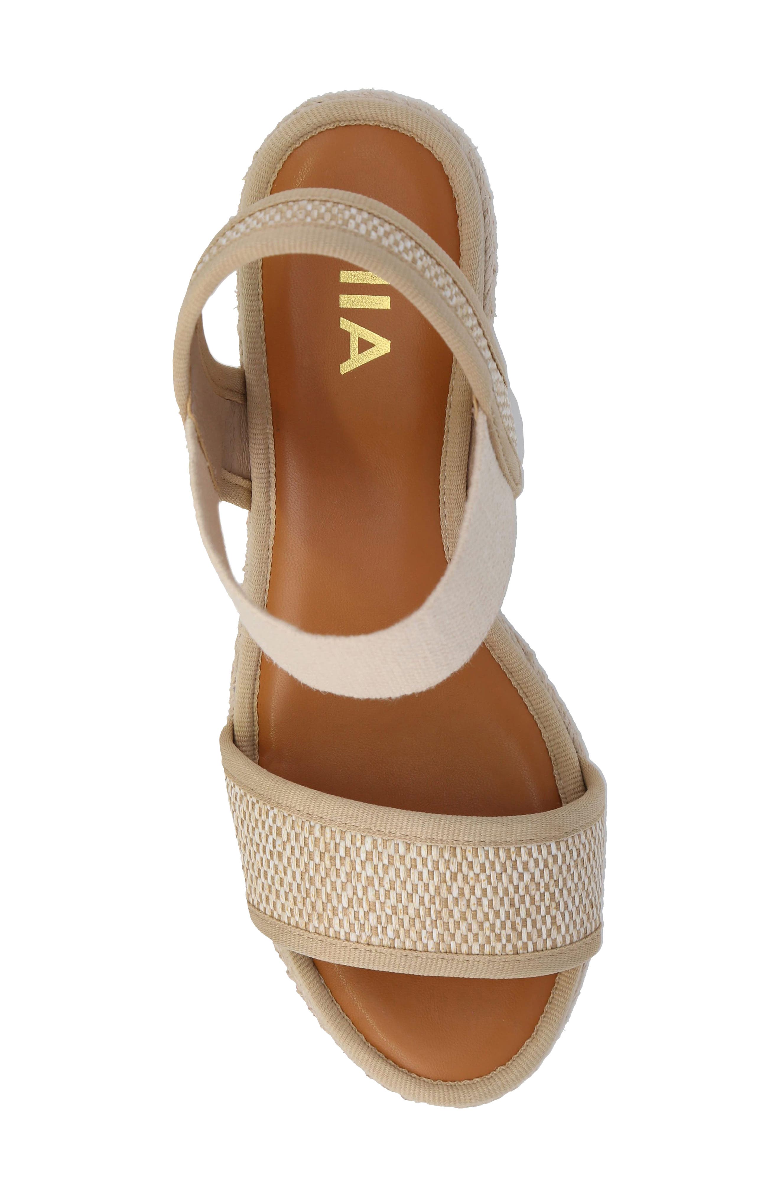 Berniece Platform Wedge Sandal, Alternate, color, NATURAL
