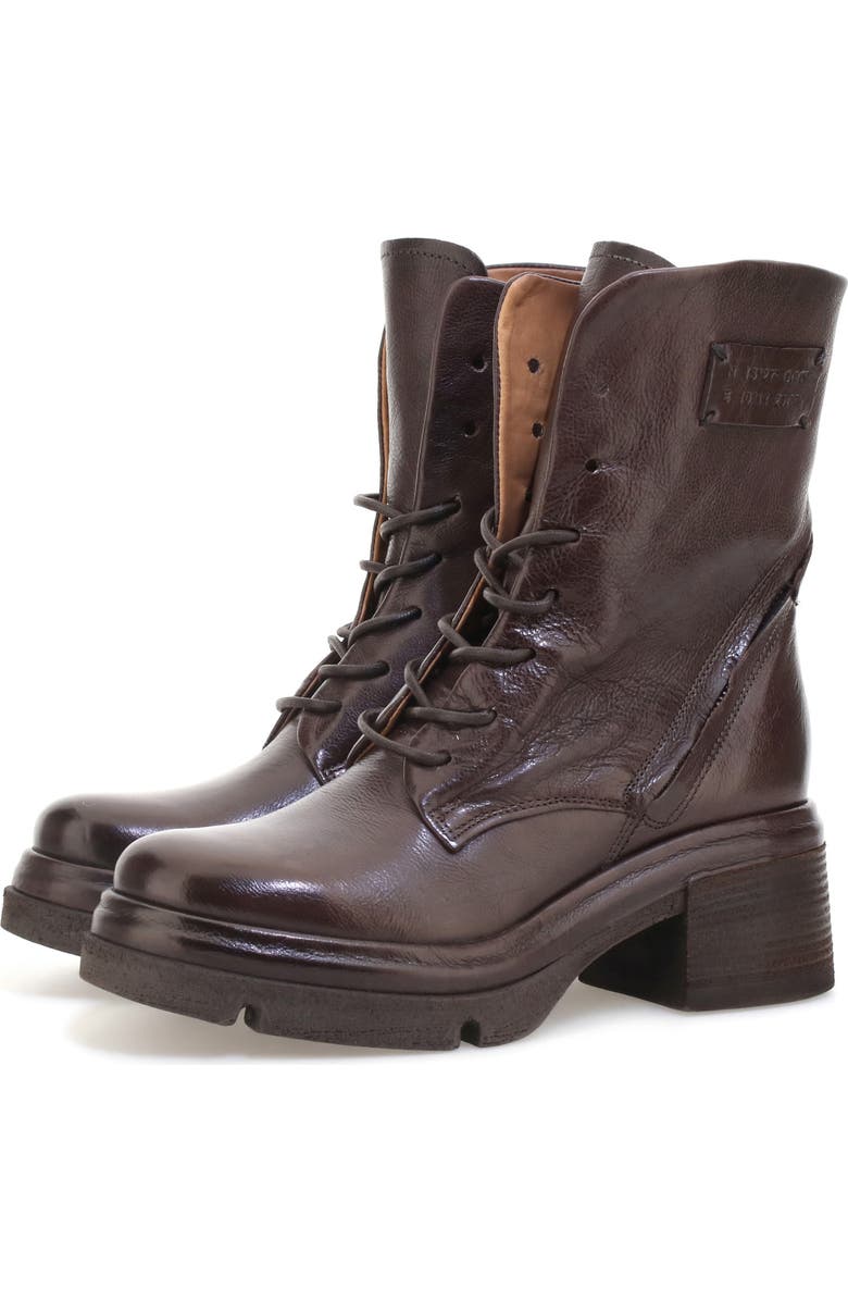 A.S.98 Eugene Lug Sole Bootie, Alternate, color, Brown