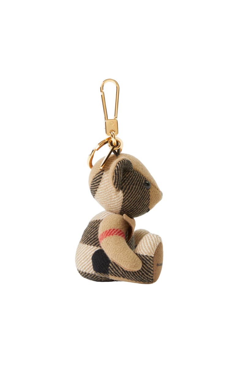 Burberry Thomas Bear Charm, Alternate, color, Archive Beige