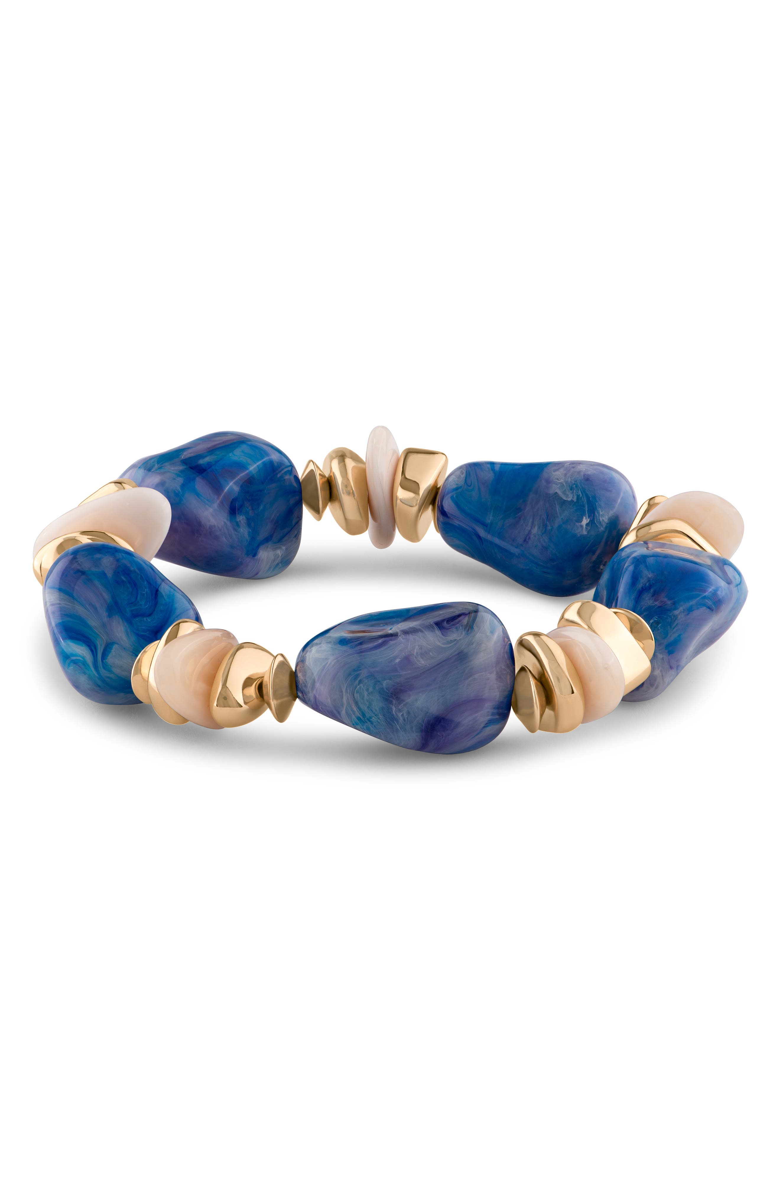 Acrylic Stone Stretch Bracelet