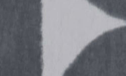 Shop Little Giraffe Half Moon Print Throw Blanket In Charcoal