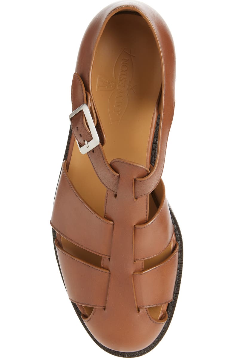 JM WESTON Fisherman Sandal, Alternate, color, Tan Smooth Calf