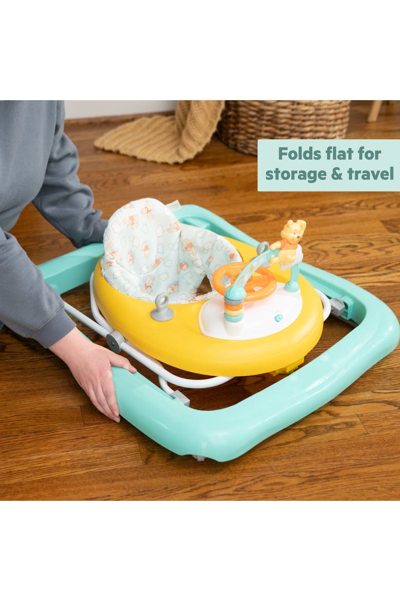 Disney Baby Winnie the Pooh Once Upon a Walk Activity Walker, Alternate, color, TEAL