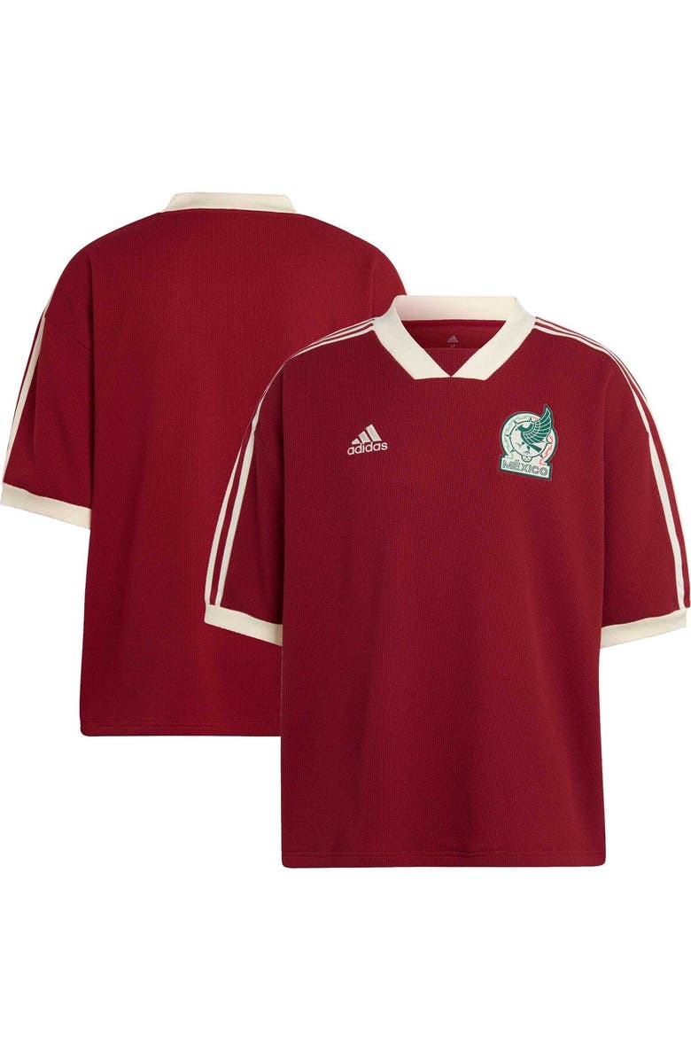 adidas Men's adidas Burgundy Mexico National Team Icon Jersey, Main, color,