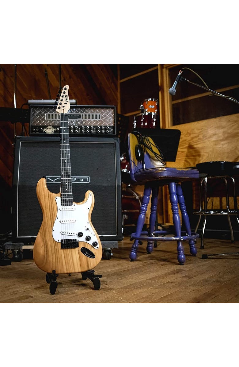 Lyxpro CS 39 Electric Guitar Kit for Beginner with Amp Cable, 6 Picks & Guide, Alternate, color, Natural