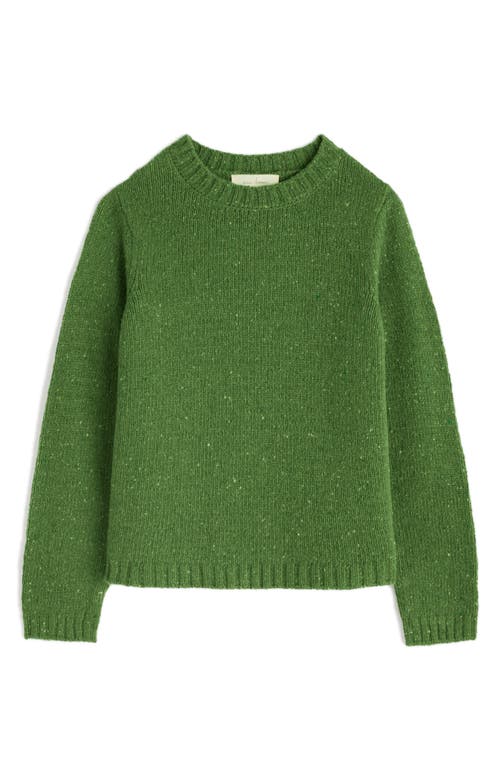 Seasalt Cornwall Dawson Pick Merino Wool Blend Crewneck Sweater In Green