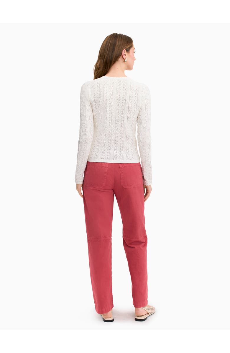 Rebecca Taylor Verana Knit Sweater, Alternate, color, Ivory