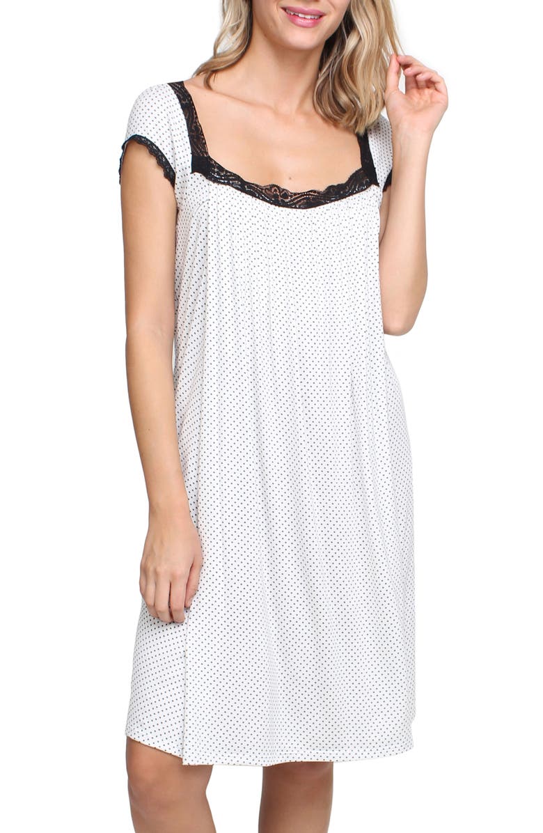 Savi Mom Joliet Maternity/Nursing Nightgown, Main, color, 