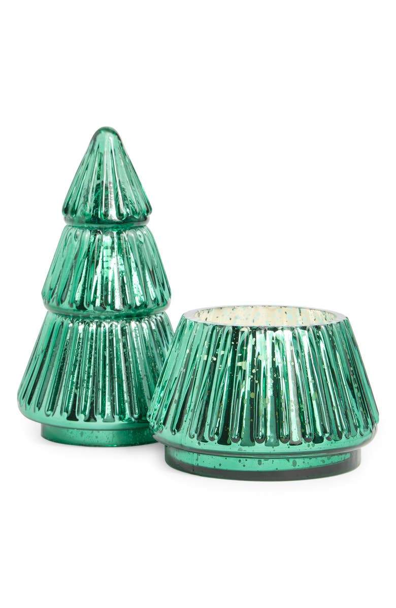 PORTOFINO CANDLES Wild Birch Glass Tree Candle, Alternate, color, Wild Birch