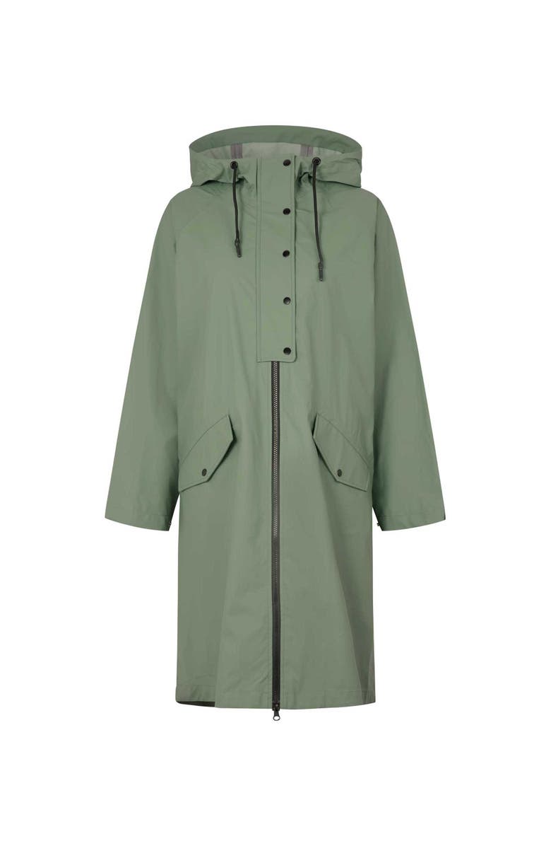 Masai Copenhagen MaTheia Long Sleeve Hooded Coat, Alternate, color, Duck Green