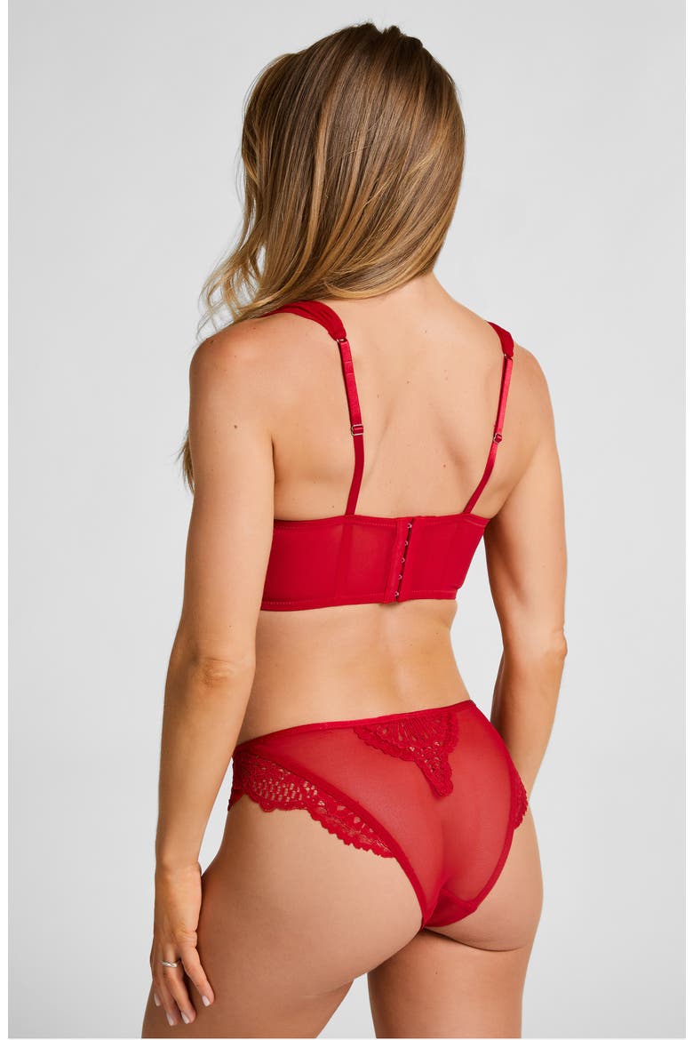 Whitney Brazilian Lace Panties, Alternate, color, CHILI PEPPER