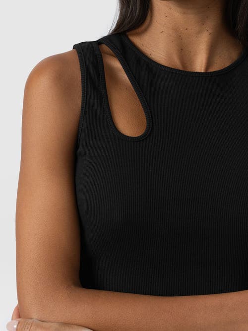 Saint + Sofia Axel Cut Out Tank Top