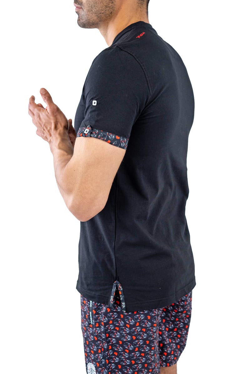 Maceoo Vivaldi V-Neck T-Shirt, Alternate, color, Black