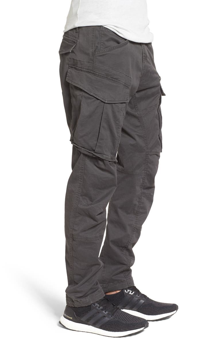 G-Star RAW Rovik Tapered Fit Cargo Pants, Alternate, color, Raven