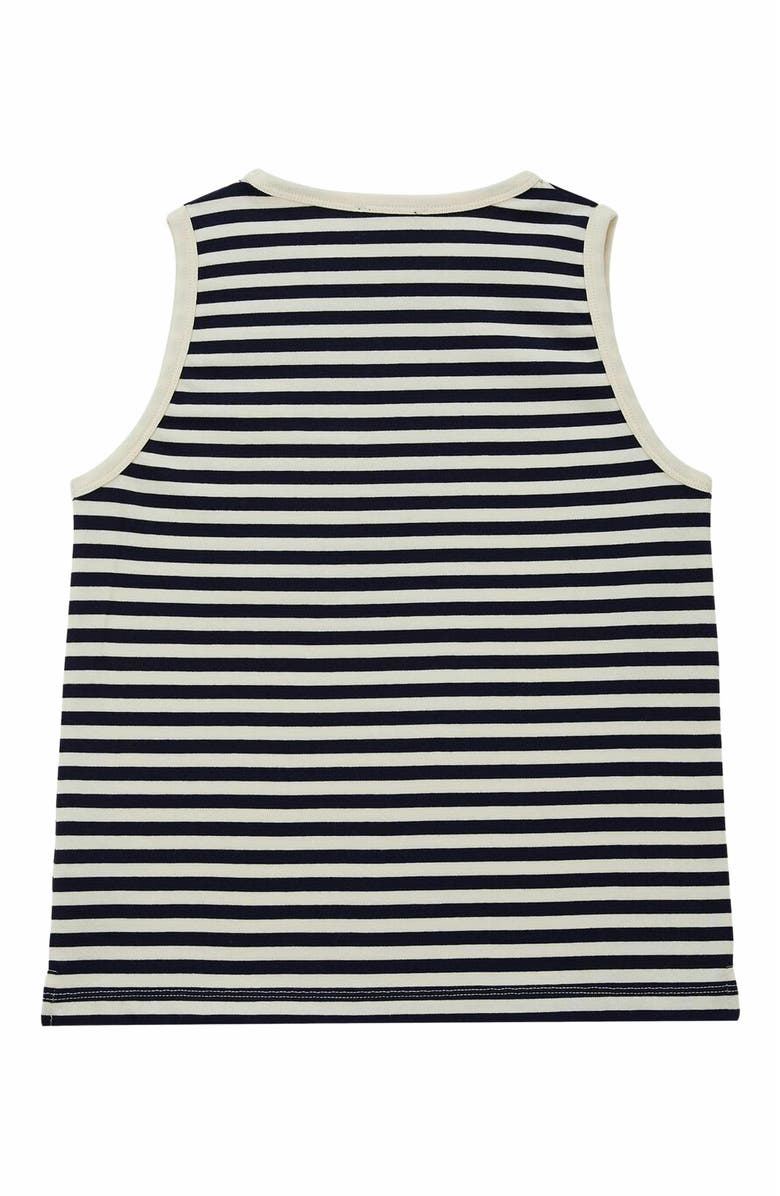 Vilebrequin Kids' Striped Organic Cotton Tank Top, Alternate, color,