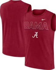 Nike Men's Nike Crimson Alabama Crimson Tide Primetime Tricode Legend Performance Tank Top