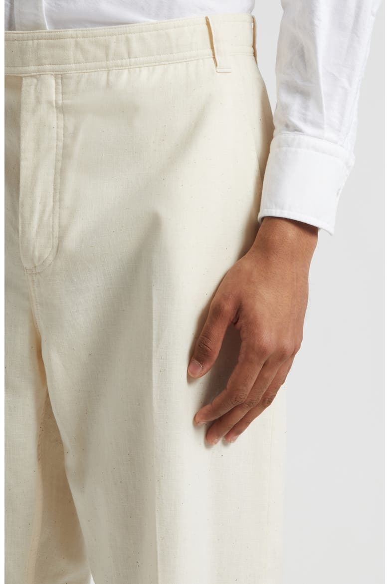 Unconstructed Straight Leg Pants, Alternate, color, MUSLIN