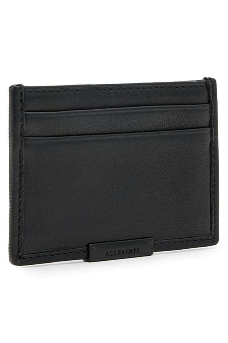Dove Leather Cardholder, Alternate, color, BLACK