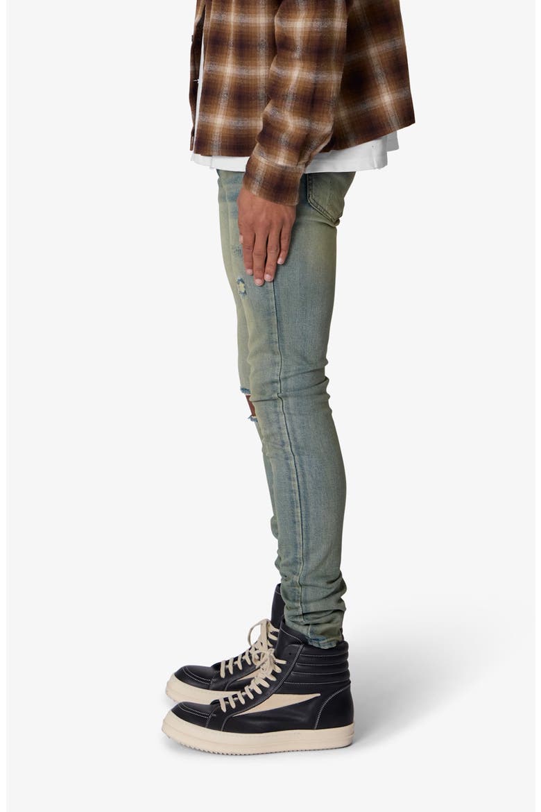 Dusted Skinny Jeans, Alternate, color, 4TH DAY SUN WASHED BLUE