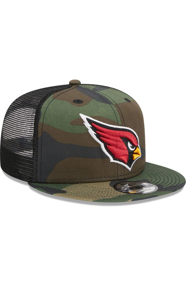 New Era Men's New Era Camo Arizona Cardinals Main Trucker 9FIFTY Snapback Hat, Alternate, color, Camo