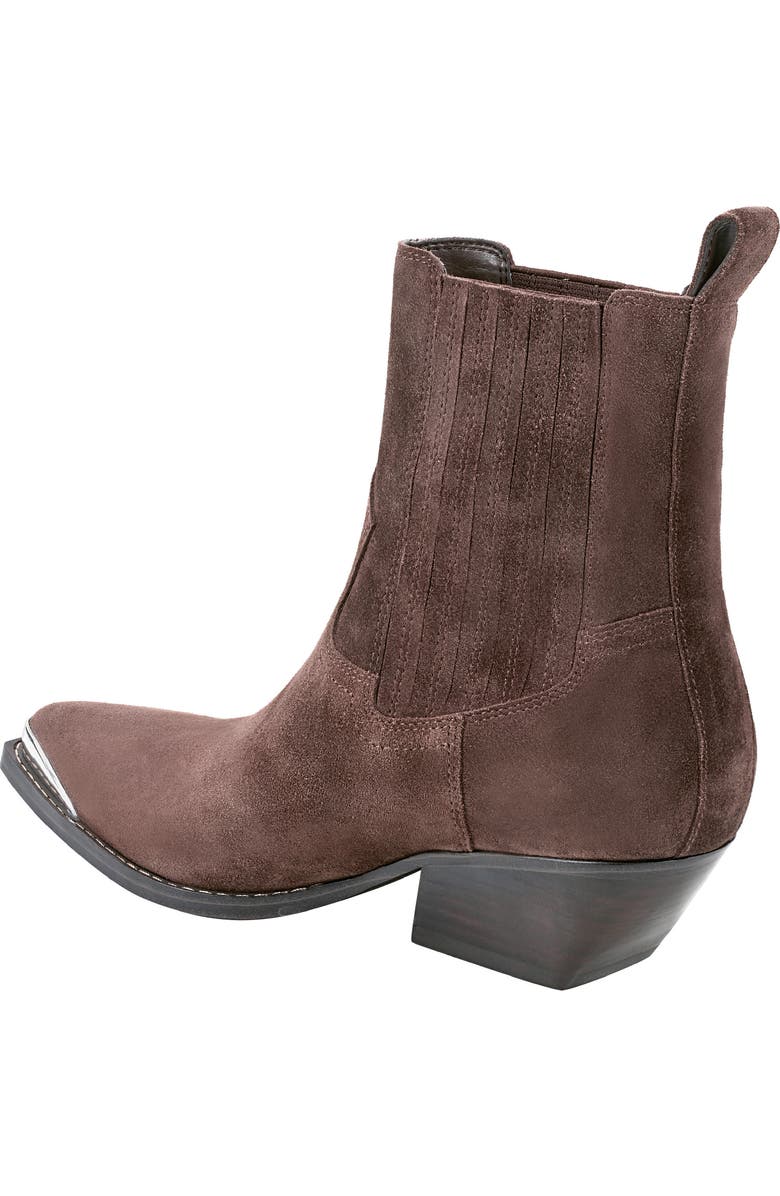 Marc Fisher LTD Pryce Pointy Toe Bootie, Alternate, color, Dark Brown