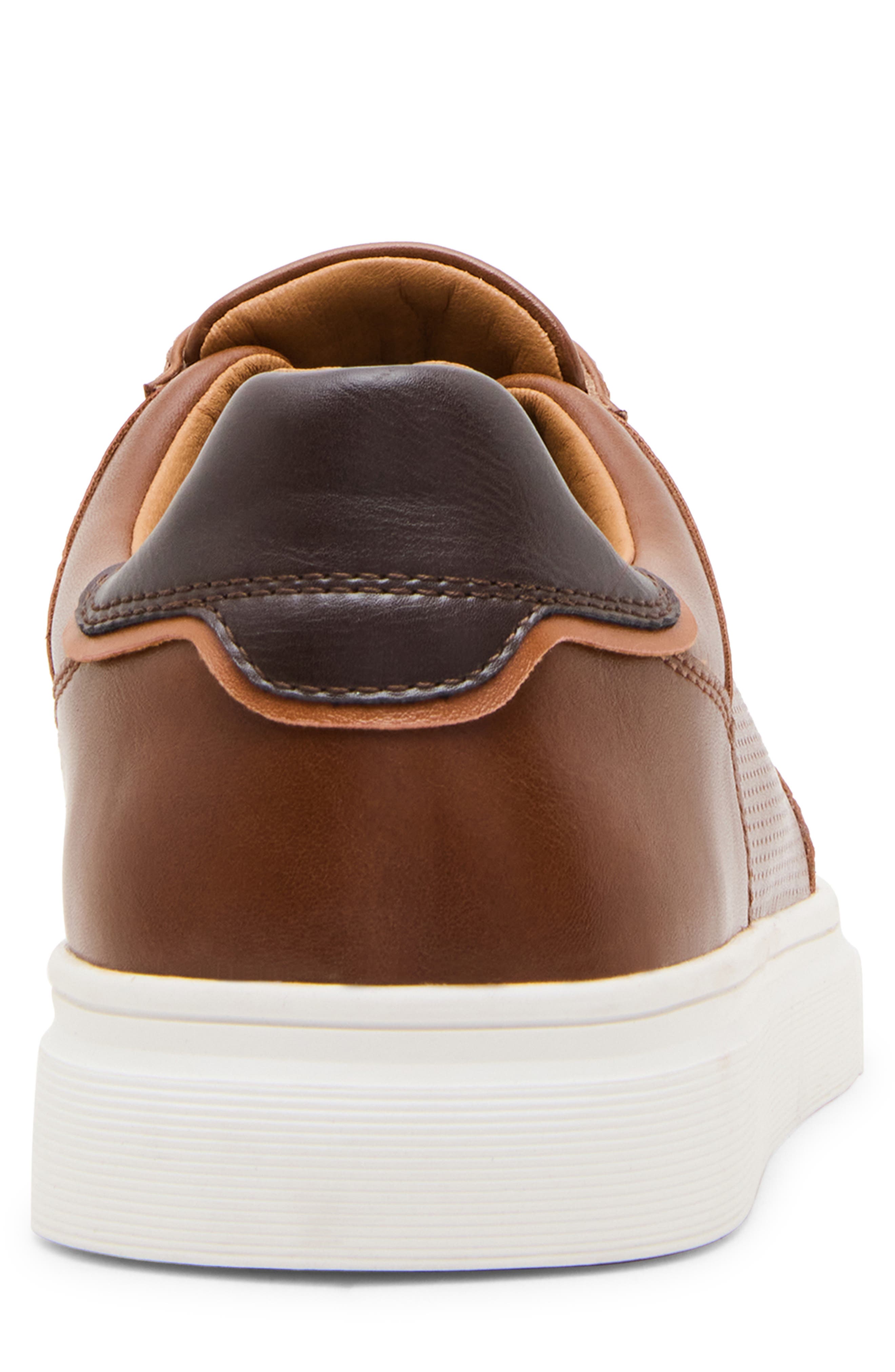 Mhazzard Faux Leather Sneaker, Alternate, color, TAN/ BROWN