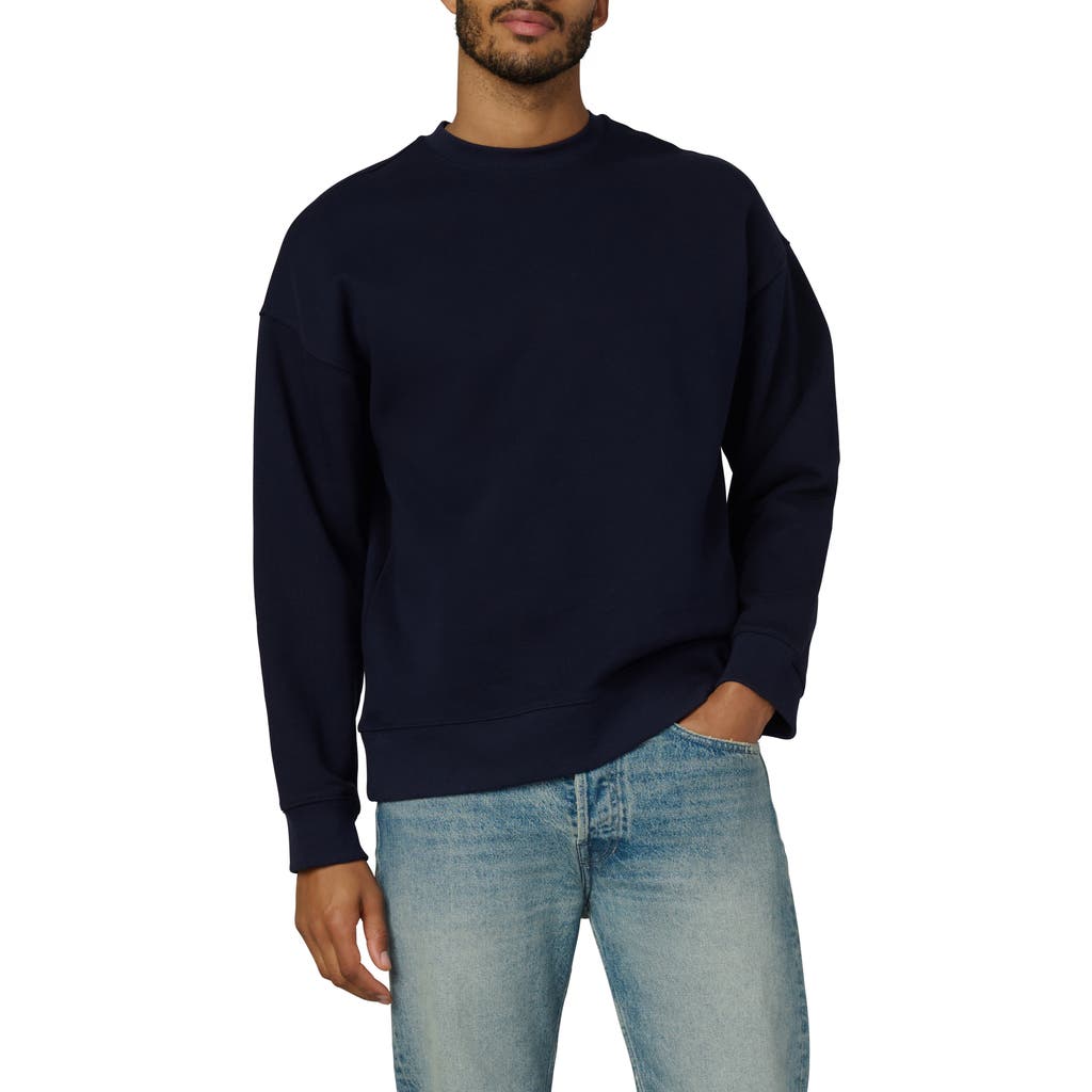 Joe's Denim Club Appliqué Sweatshirt In Blue