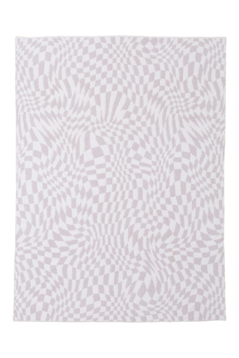 CozyChic™ Checkered Throw Blanket, Main, color, CREAM-STONE