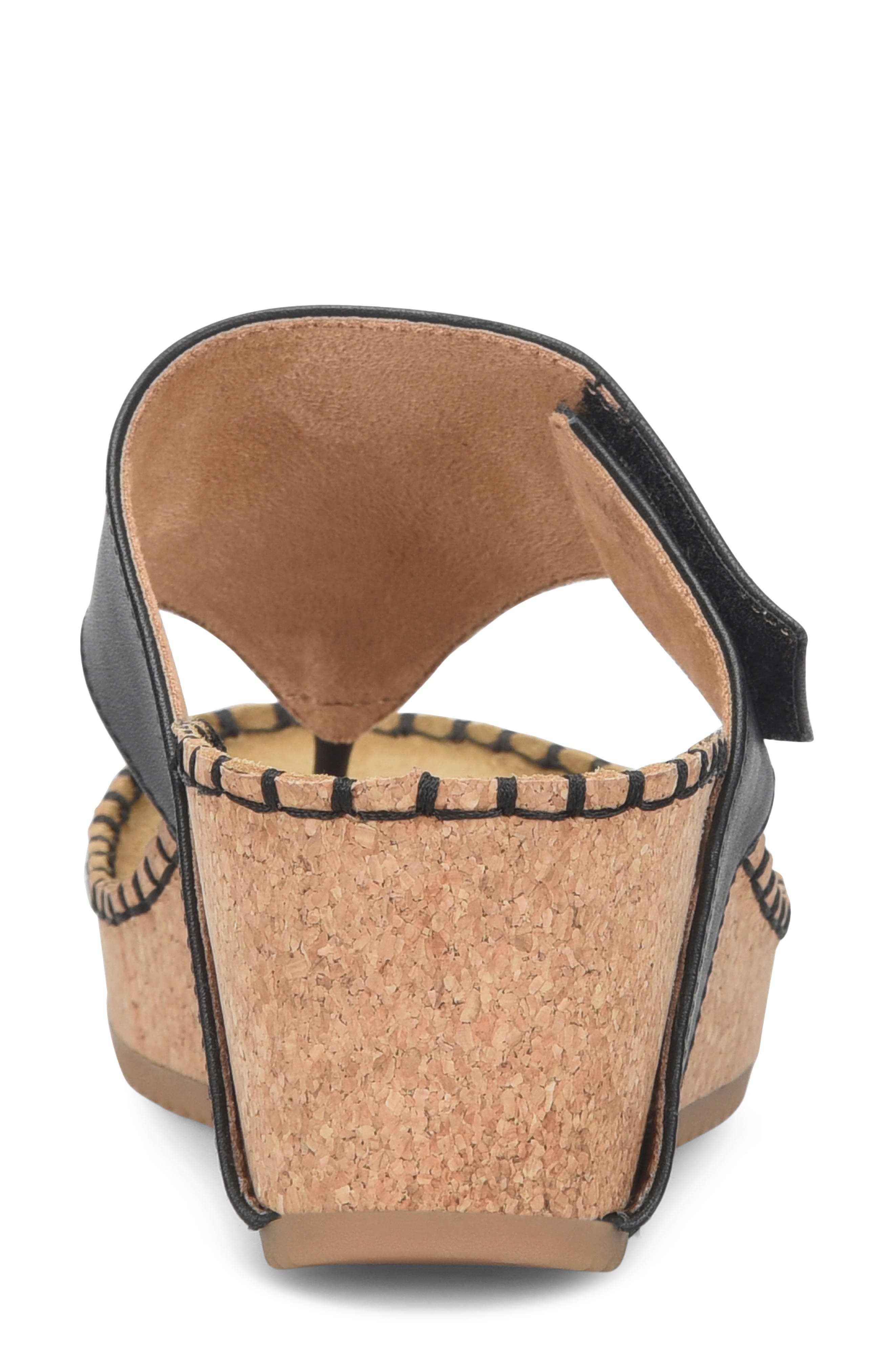 Comfortiva Edwyn Platform Wedge, Alternate, color, Black