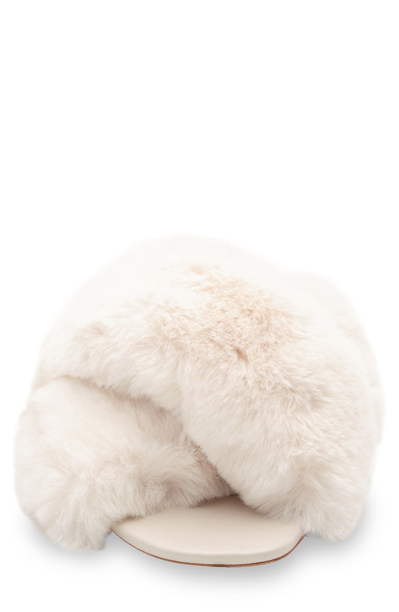 BCBGMAXAZRIA Thea Faux Fur Slipper, Alternate, color, 