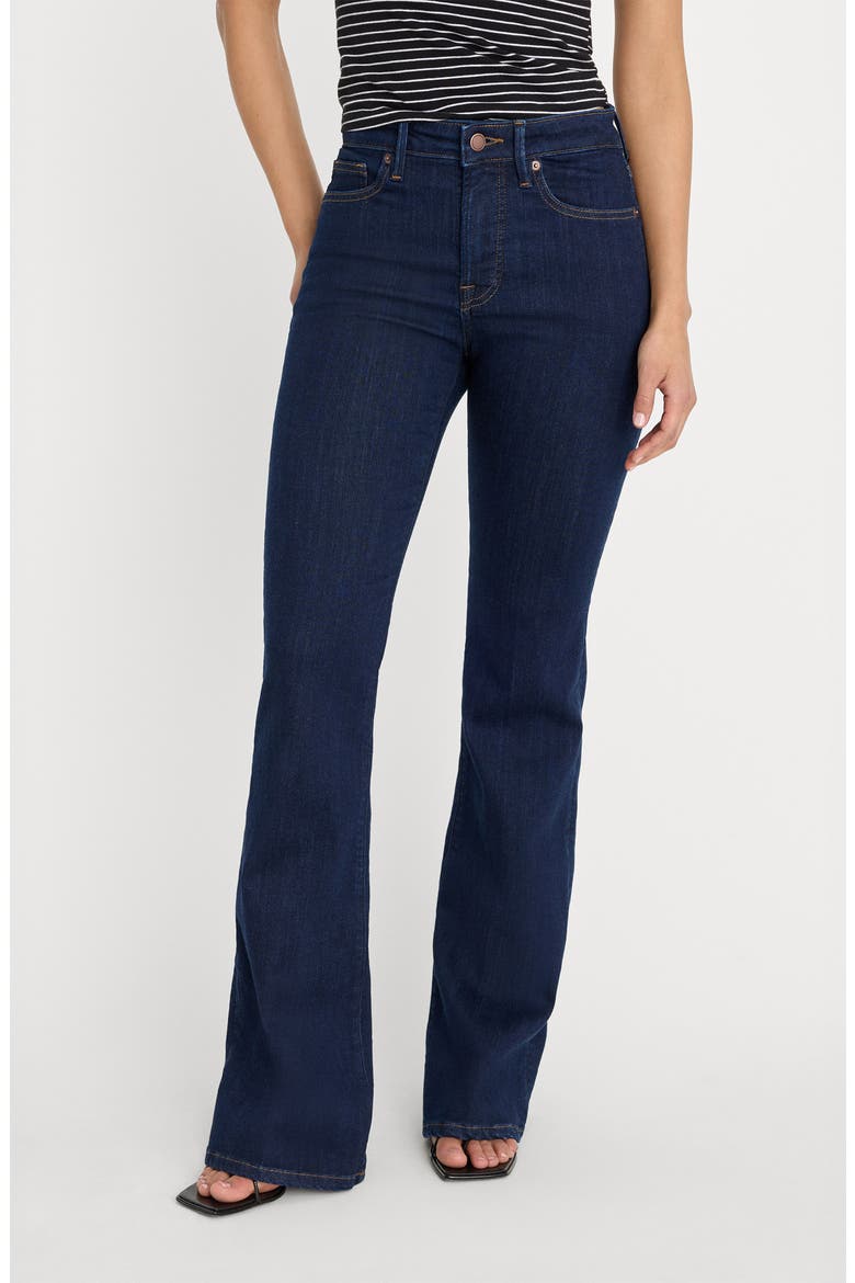 Good Legs Flare Jeans, Alternate, color, INDIGO1153