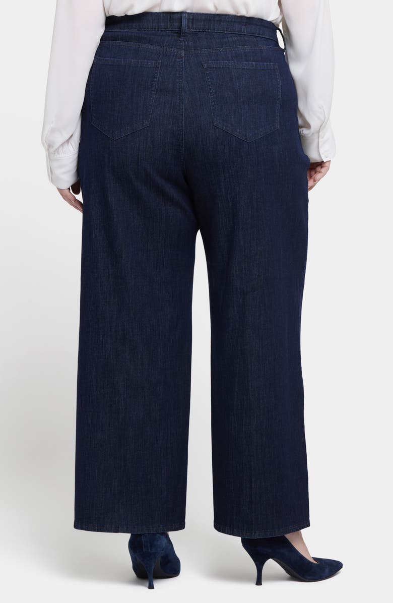 NYDJ Teresa Pleated Ankle Wide Leg Jeans, Alternate, color,