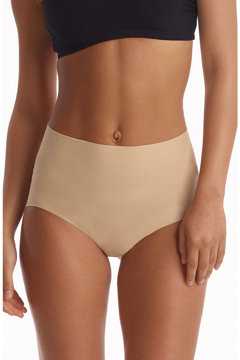 High Waist Bikini, Main, color, BEIGE