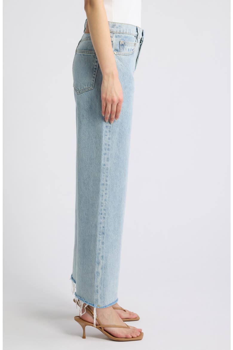 Fawcett High Waist Straight Leg Jeans, Alternate, color, LIGHT BLUE WASH