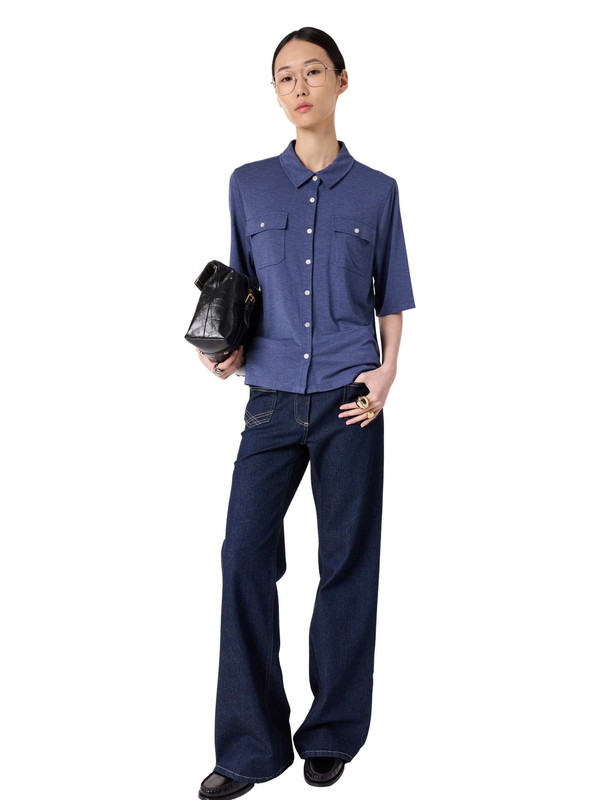 Myla Polo Collar Shirt - image 2