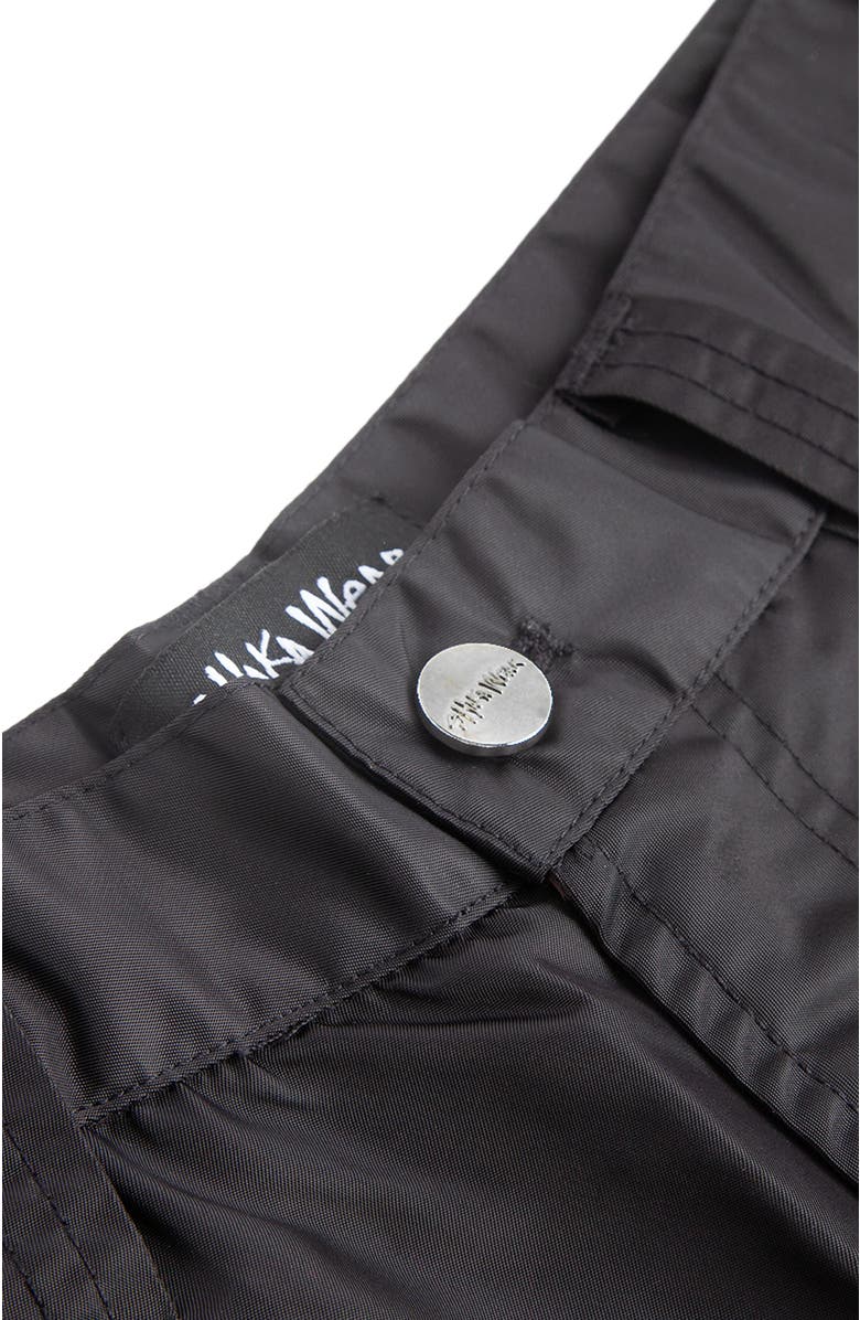 Shaka Wear Nylon Double Knee Pants, Alternate, color, Black